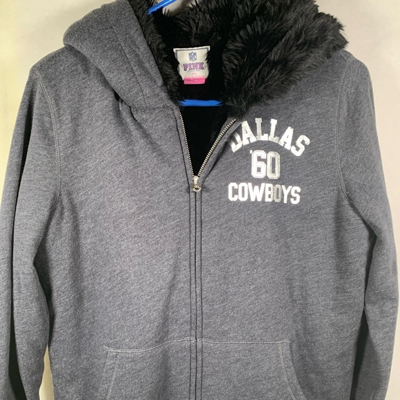 GORGEOUS PINK Victoria Secret’s Dallas Cowboy’s jacket - Picture 2 of 11